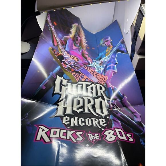 Guitar Hero Encore Rocks the 80s double sided poster - Picture 2 of 3